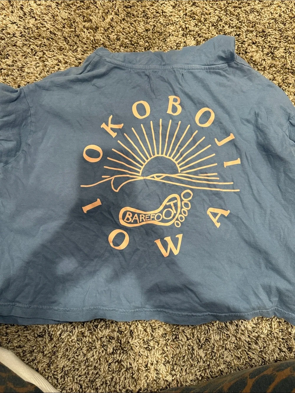 Ocean Drive Blue Kids Matching Set Okoboji Logo